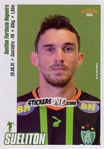 Sticker Sueliton - Campeonato Brasileiro 2016 n. 5 - Panini