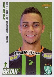 Sticker Bryan - Campeonato Brasileiro 2016 n. 6 - Panini