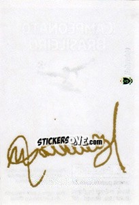 Cromo Autografo - Campeonato Brasileiro 2016 - Panini