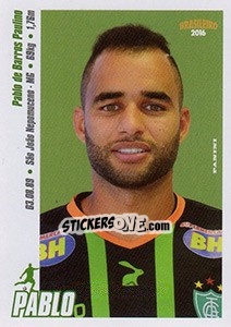 Sticker Pablo - Campeonato Brasileiro 2016 n. 11 - Panini