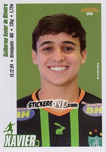 Sticker Xavier - Campeonato Brasileiro 2016 n. 14 - Panini