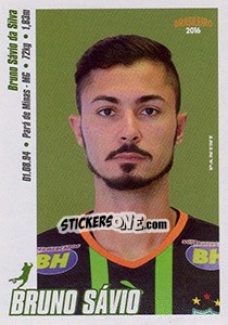Sticker Bruno Sávio - Campeonato Brasileiro 2016 n. 15 - Panini