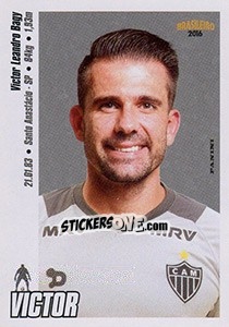 Sticker Victor - Campeonato Brasileiro 2016 - Panini