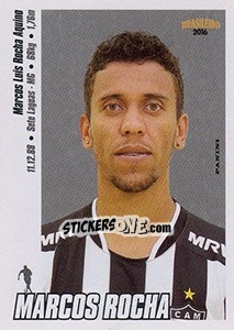 Sticker Marcos Rocha - Campeonato Brasileiro 2016 n. 18 - Panini