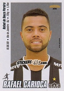 Sticker Rafael Carioca - Campeonato Brasileiro 2016 - Panini
