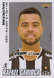 Cromo Rafael Carioca - Campeonato Brasileiro 2016 - Panini