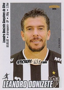 Sticker Leandro Donizete - Campeonato Brasileiro 2016 n. 26 - Panini