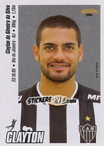 Sticker Clayton - Campeonato Brasileiro 2016 n. 28 - Panini
