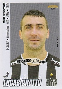 Sticker Lucas Pratto - Campeonato Brasileiro 2016 n. 31 - Panini