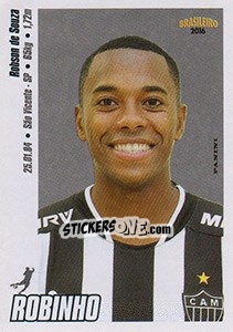 Sticker Robinho - Campeonato Brasileiro 2016 n. 32 - Panini