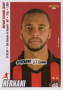 Sticker Hernani - Campeonato Brasileiro 2016 n. 42 - Panini