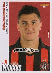 Sticker Vinícius - Campeonato Brasileiro 2016 n. 46 - Panini