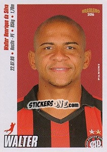 Sticker Walter - Campeonato Brasileiro 2016 n. 48 - Panini