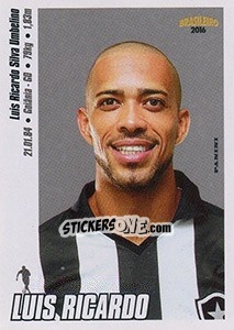 Cromo Luis Ricardo - Campeonato Brasileiro 2016 n. 51 - Panini