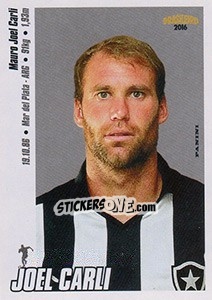 Cromo Joel Carli - Campeonato Brasileiro 2016 n. 53 - Panini