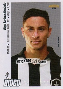 Cromo Diogo - Campeonato Brasileiro 2016 n. 55 - Panini