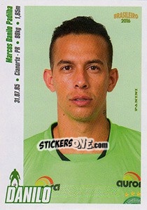 Sticker Danilo - Campeonato Brasileiro 2016 n. 65 - Panini