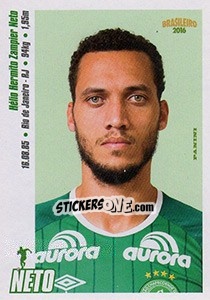 Sticker Neto - Campeonato Brasileiro 2016 n. 69 - Panini