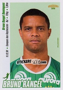 Sticker Bruno Rangel - Campeonato Brasileiro 2016 n. 76 - Panini