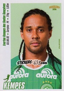 Sticker Kempes - Campeonato Brasileiro 2016 n. 77 - Panini