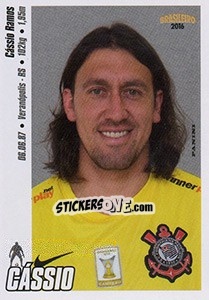 Cromo Cássio - Campeonato Brasileiro 2016 n. 81 - Panini