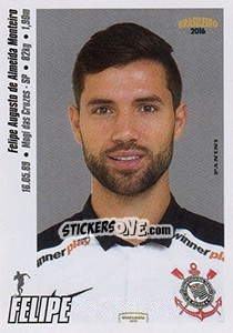 Sticker Felipe - Campeonato Brasileiro 2016 n. 83 - Panini
