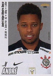 Cromo André - Campeonato Brasileiro 2016 n. 94 - Panini
