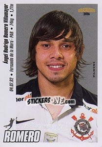 Cromo Romero - Campeonato Brasileiro 2016 n. 96 - Panini