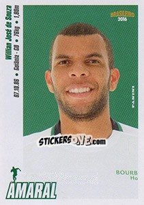 Sticker Amaral - Campeonato Brasileiro 2016 n. 102 - Panini