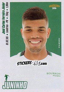 Sticker Juninho - Campeonato Brasileiro 2016 n. 103 - Panini
