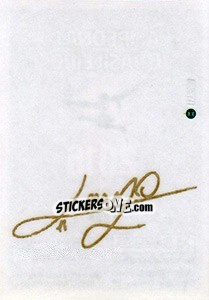 Sticker Autografo