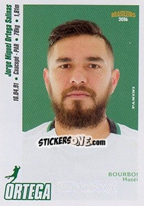 Sticker Ortega - Campeonato Brasileiro 2016 - Panini