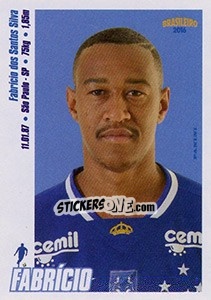 Sticker Fabrício - Campeonato Brasileiro 2016 n. 119 - Panini