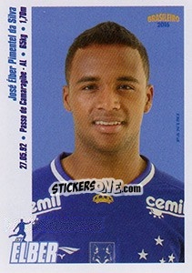 Sticker Élber - Campeonato Brasileiro 2016 n. 123 - Panini
