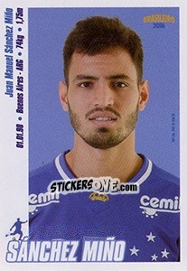 Sticker Sánchez Miño - Campeonato Brasileiro 2016 n. 127 - Panini