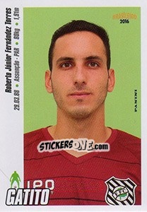 Sticker Gatito - Campeonato Brasileiro 2016 n. 129 - Panini