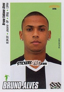 Sticker Bruno Alves - Campeonato Brasileiro 2016 n. 131 - Panini