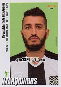 Sticker Marquinhos - Campeonato Brasileiro 2016 n. 132 - Panini