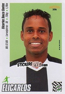 Sticker Elicarlos - Campeonato Brasileiro 2016 n. 138 - Panini