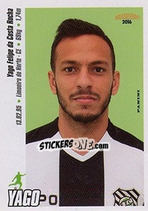 Sticker Yago - Campeonato Brasileiro 2016 n. 140 - Panini
