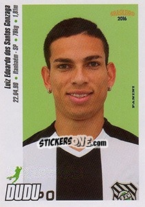 Sticker Dudu - Campeonato Brasileiro 2016 n. 141 - Panini