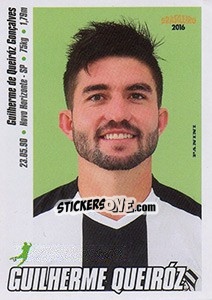 Sticker Guilherme Queiroz - Campeonato Brasileiro 2016 n. 143 - Panini