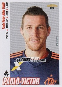 Cromo Paulo Vítor - Campeonato Brasileiro 2016 n. 146 - Panini