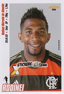 Cromo Rodinei - Campeonato Brasileiro 2016 n. 148 - Panini