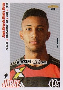 Cromo Jorge - Campeonato Brasileiro 2016 n. 152 - Panini