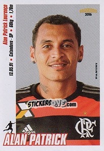 Sticker Alan Patrick - Campeonato Brasileiro 2016 n. 153 - Panini