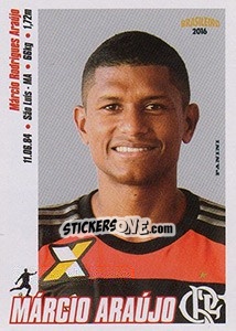 Sticker Márcio Araújo - Campeonato Brasileiro 2016 n. 156 - Panini