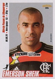Cromo Emerson Sheik - Campeonato Brasileiro 2016 n. 157 - Panini