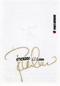 Sticker Autografo - Campeonato Brasileiro 2016 - Panini