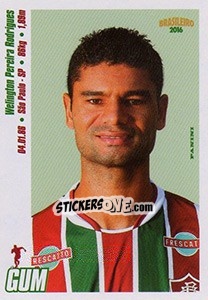 Sticker Gum - Campeonato Brasileiro 2016 n. 164 - Panini